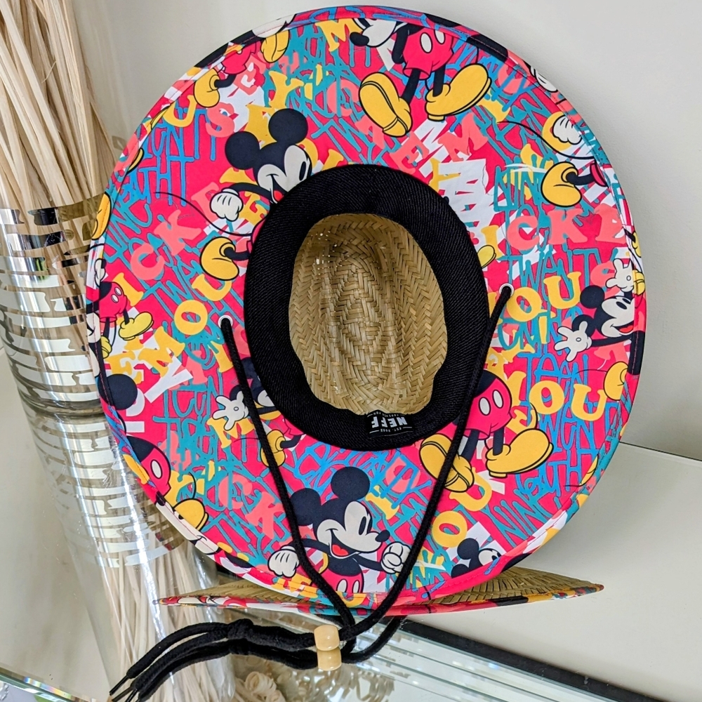 New NEFF Disney Straw Sun Hat